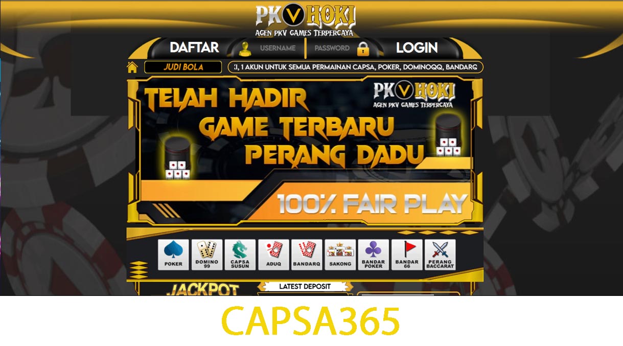 Capsa365 Situs Poker PKV Online Terbesar Di Indonesia | Situs Poker IDN
